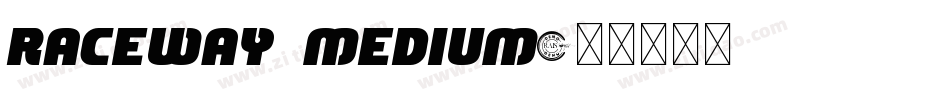 Raceway Medium字体转换